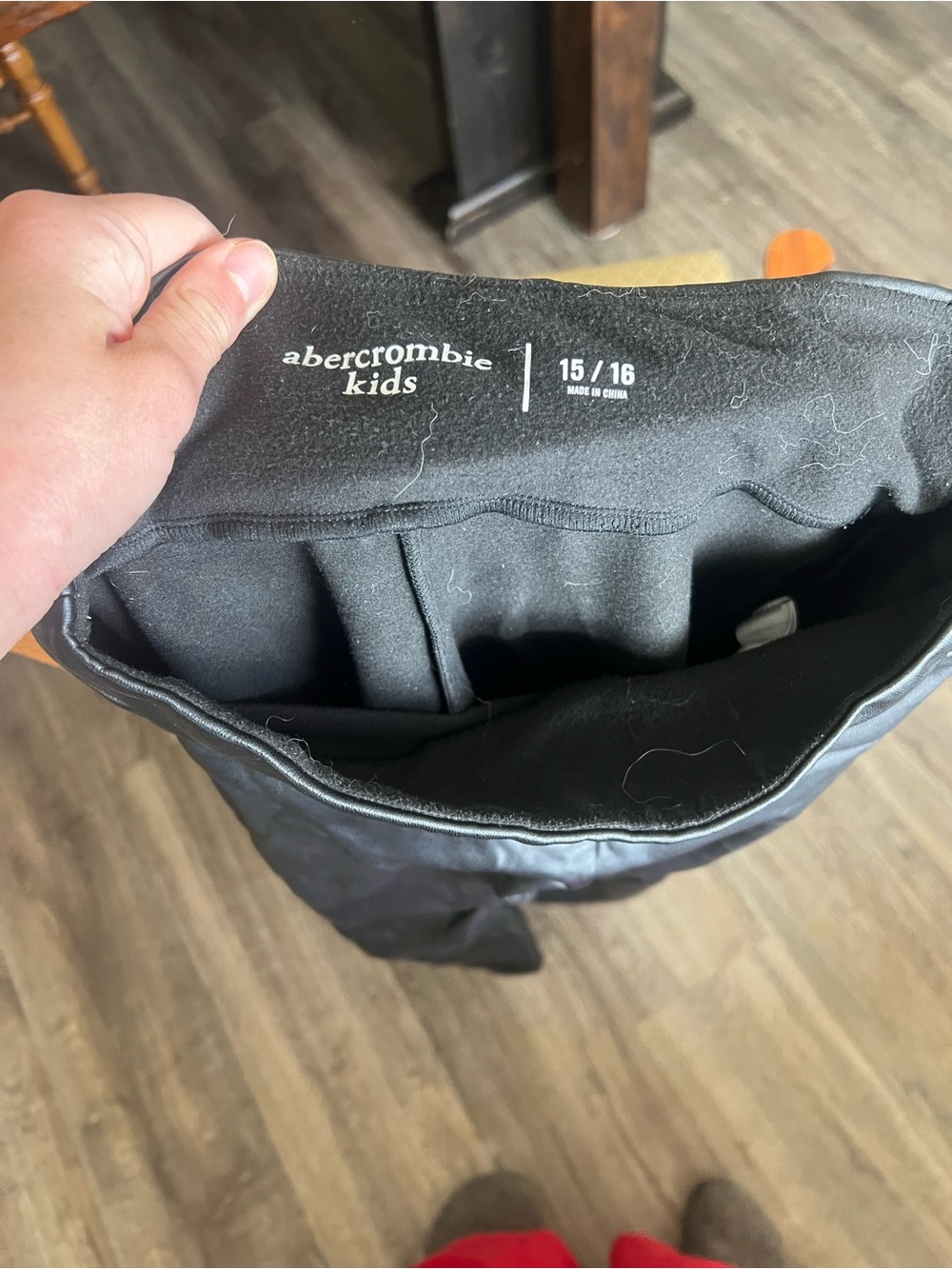 abercrombie kids Black Insulated Winter Pants